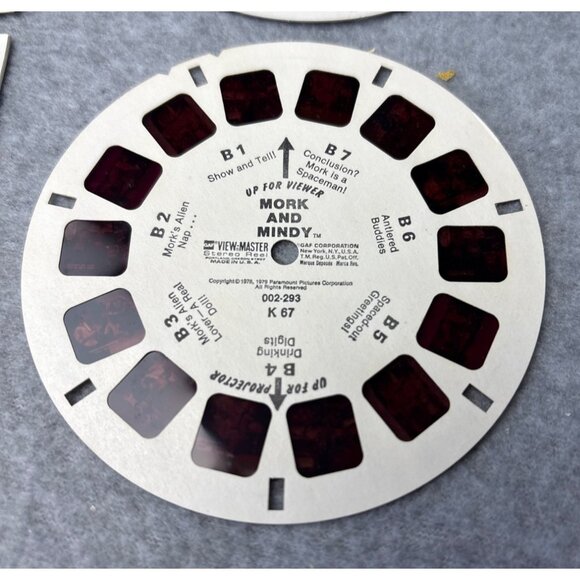 GAF View-Master Showtime Mork & Mindy 3-Reel Set Booklet Mail Order Form 1979 - Picture 5 of 16